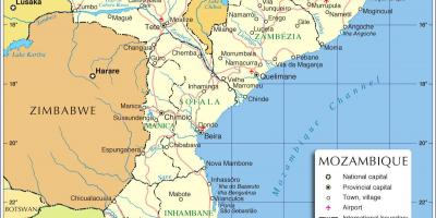 Мапуту, Мозамбик карте